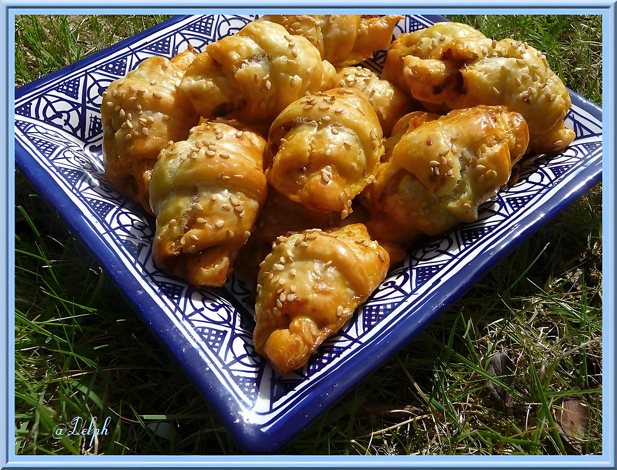 recette Minis croissants au délice de tomates séchées