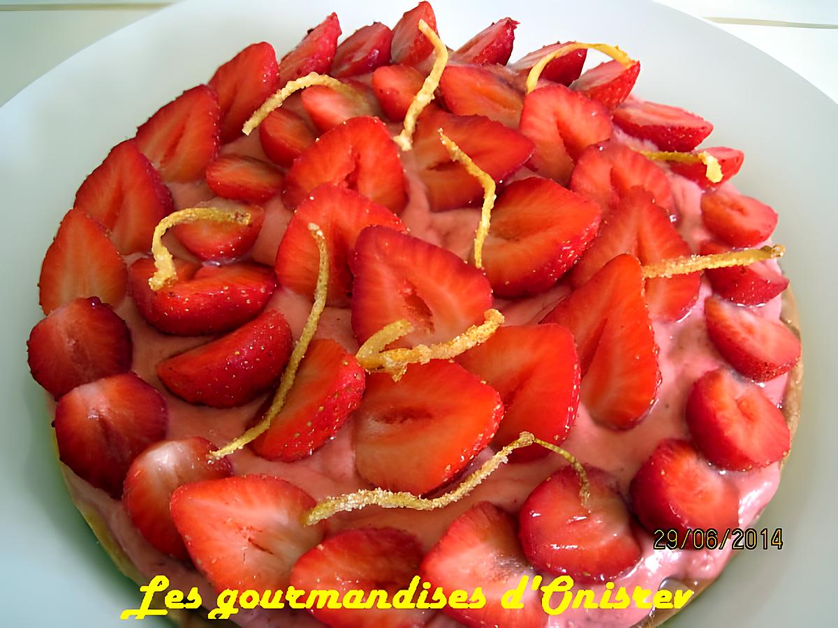 recette LA TARTE AUX FRAISES D’APRES Hugues Pouget