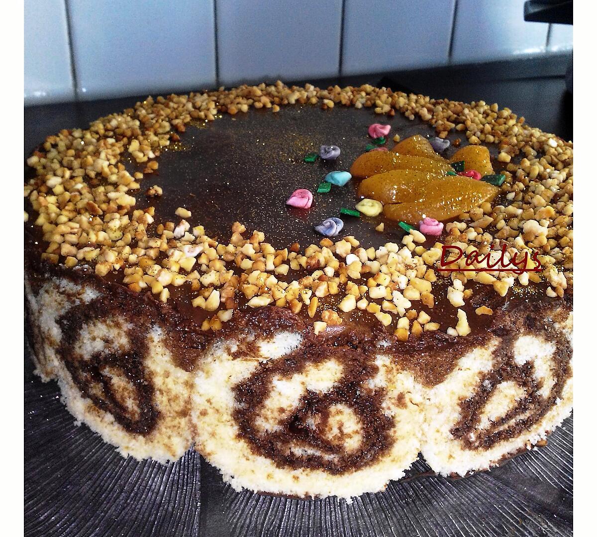 recette Gâteau Aux Roulés Chocolat Et Abricot