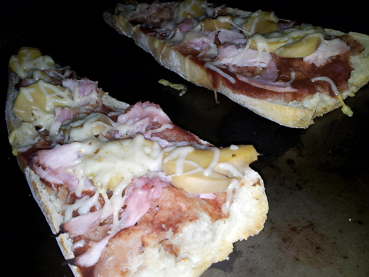 recette Tartines façon Pizza