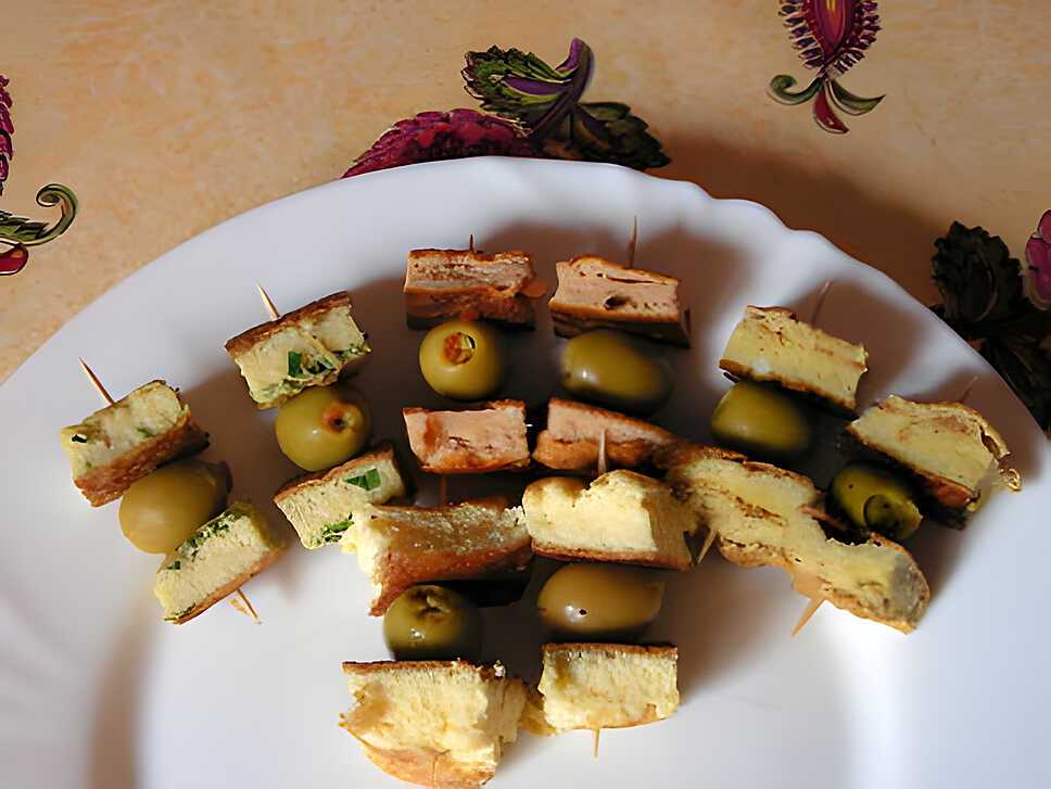recette omelette en cube