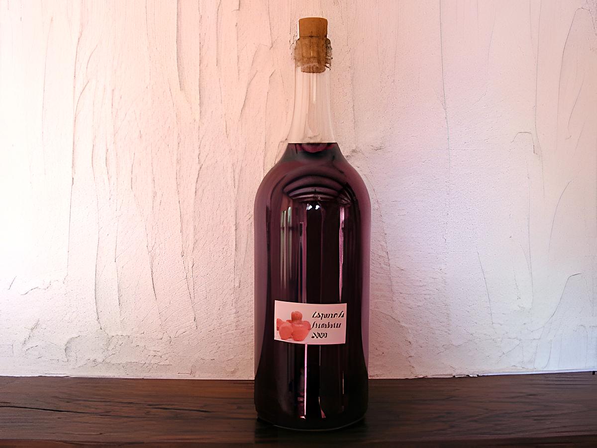 recette liqueur de framboises