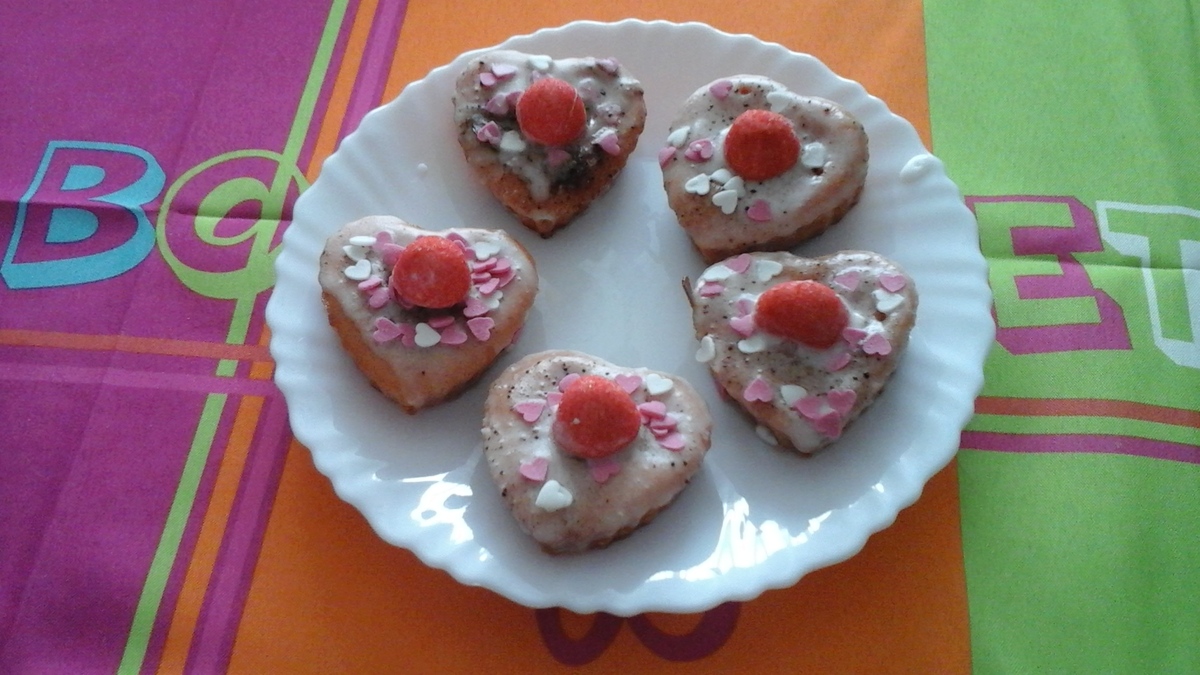 recette MUFFINS Tagada ® COEUR AU NUTELLA