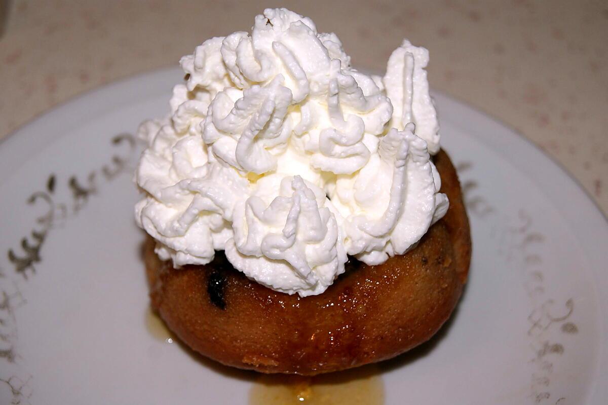 recette Baba au Rhum à l'ancienne et au coulis de caramel à l'orange