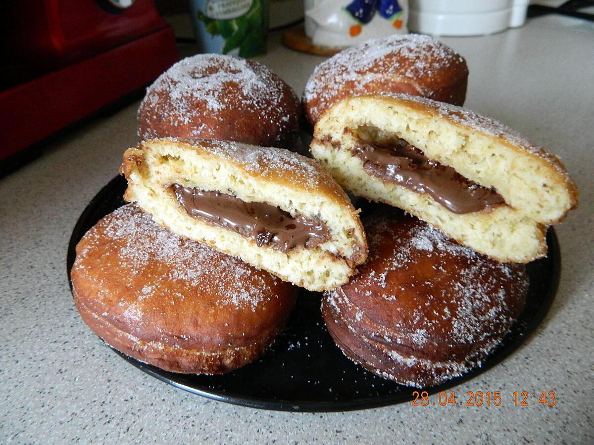 recette Beignets au Nutella & Pommes