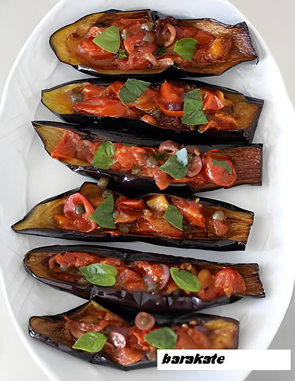 recette entrée aux aubergines