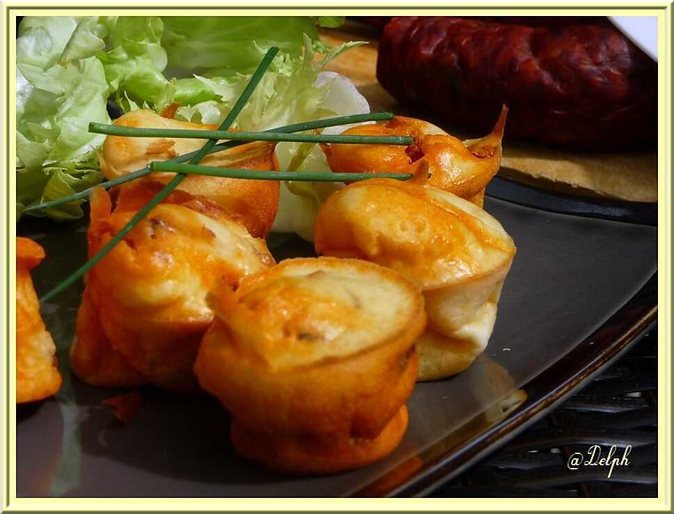 recette Bouchées au chèvre et Chorizo