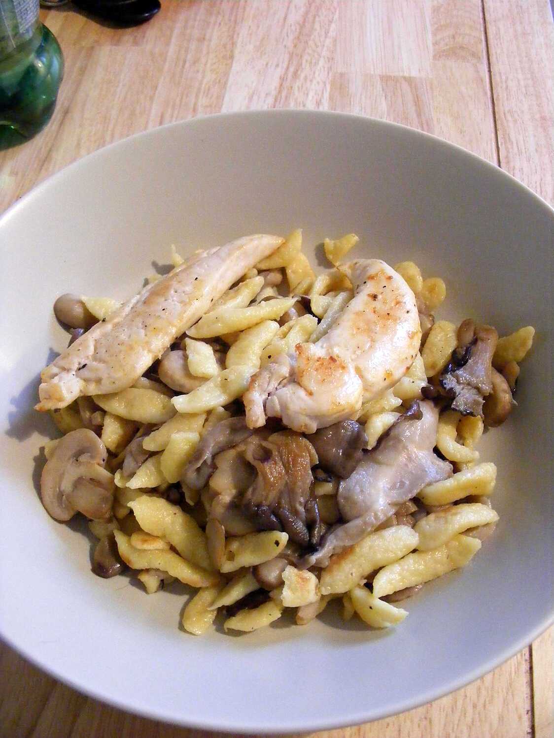 Recette de Spaetzle aux Champignons