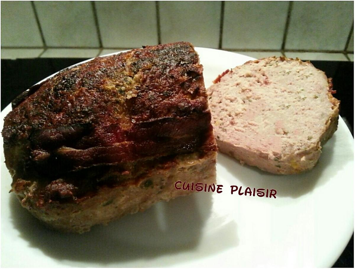 recette Pain de viande, Pdt rissolées et légumes crus