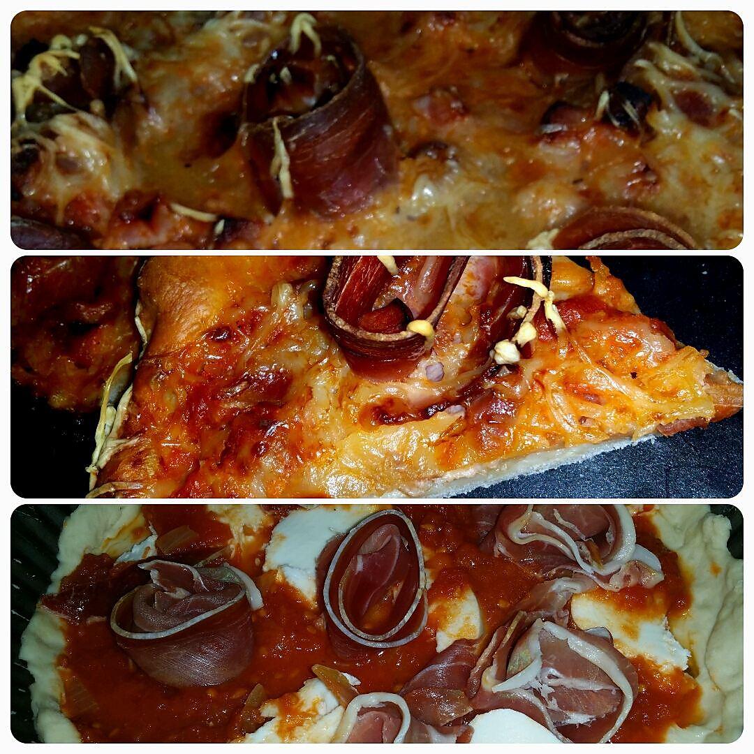 recette Pizza au Jambon de Parme