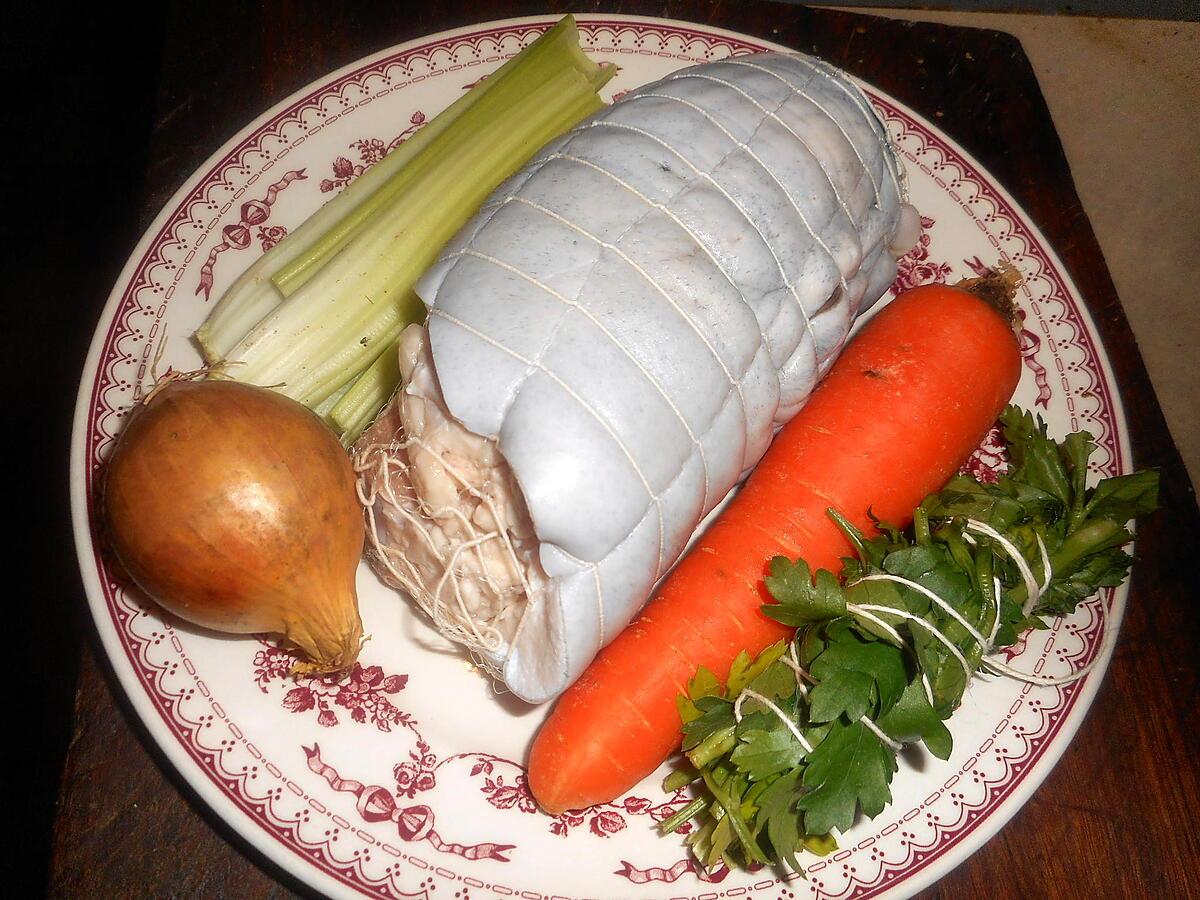 recette Tete de veau roulée sauce ravigote