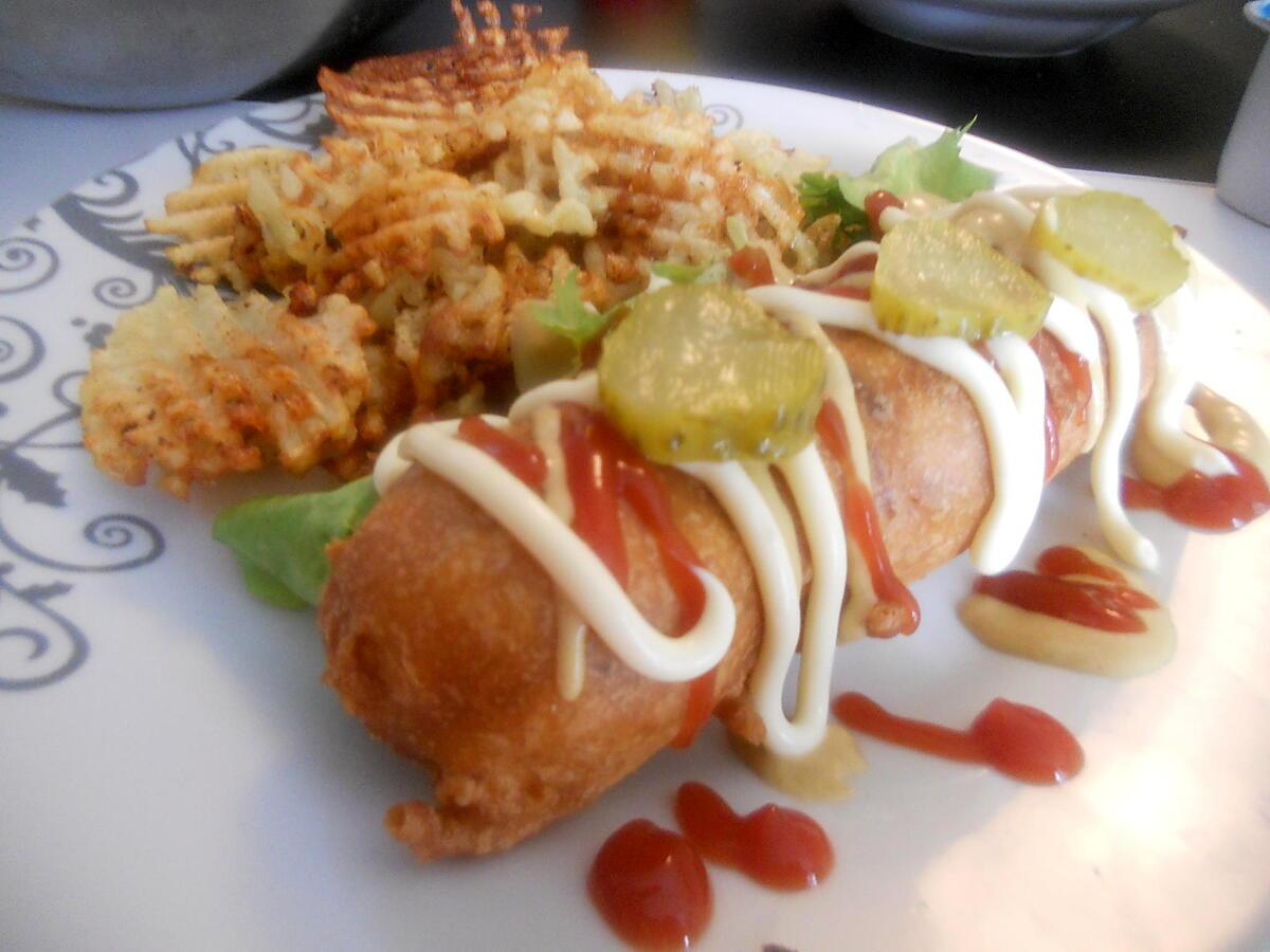 recette Corn dog