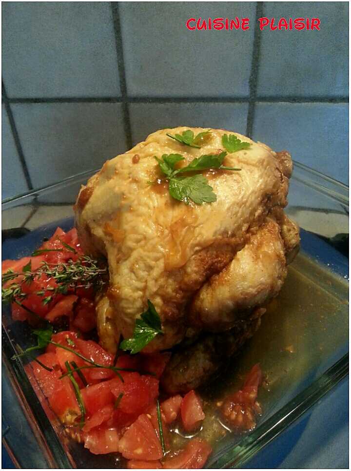 recette Poulet rôti aux herbes