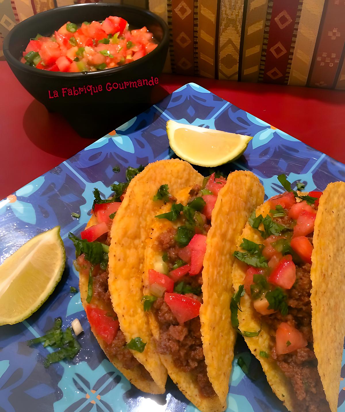 recette Taco Tex Mex à la Viande Hachée