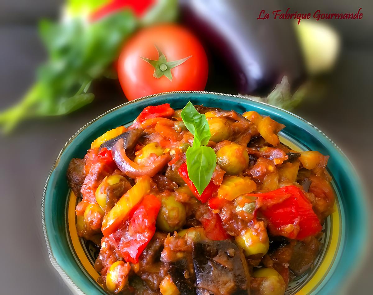 recette Caponata D'Aubergines