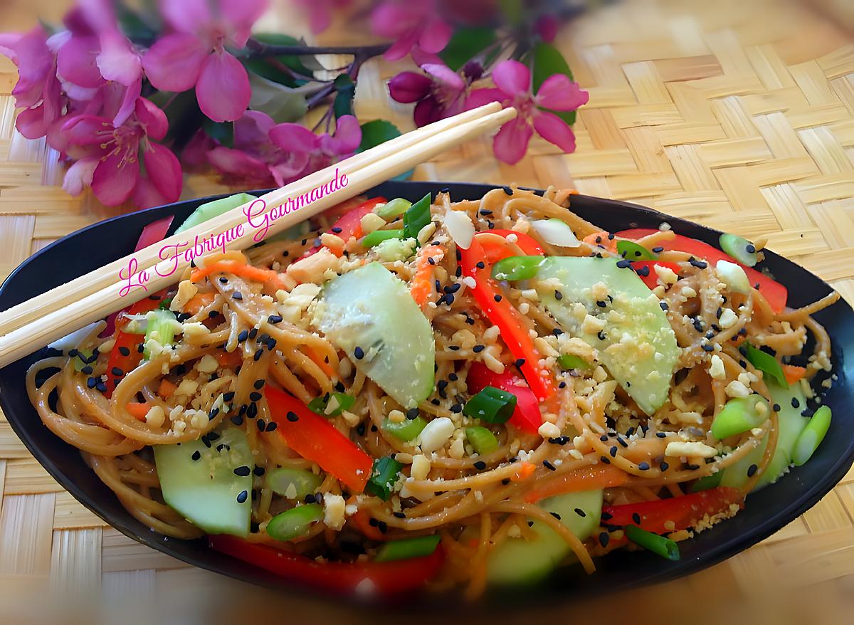 recette Salade Thaï aux Nouilles Soba