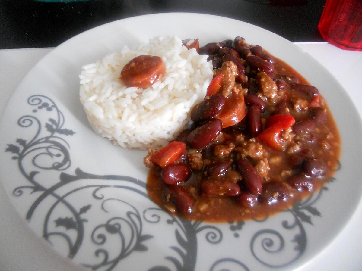 recette Chili con carné