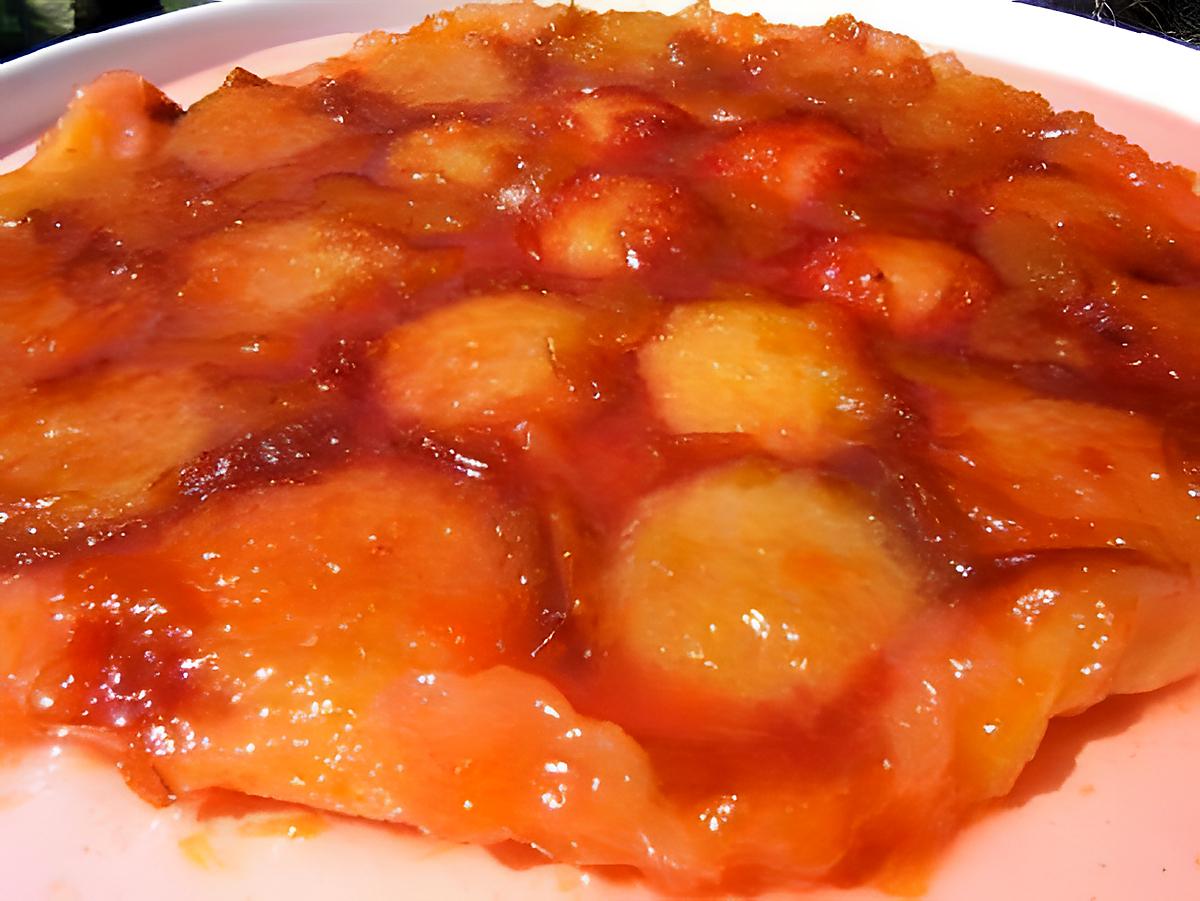 recette Tatin de prunes rouges au cidre