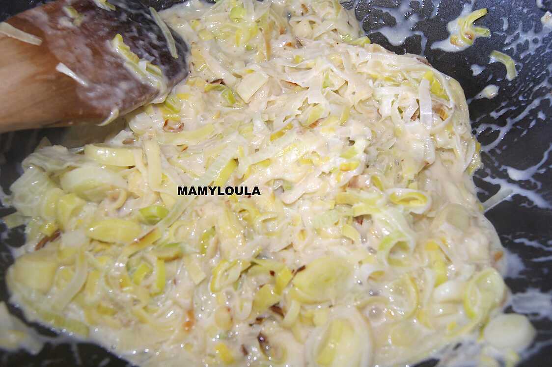 Recette de Fondue de poireaux