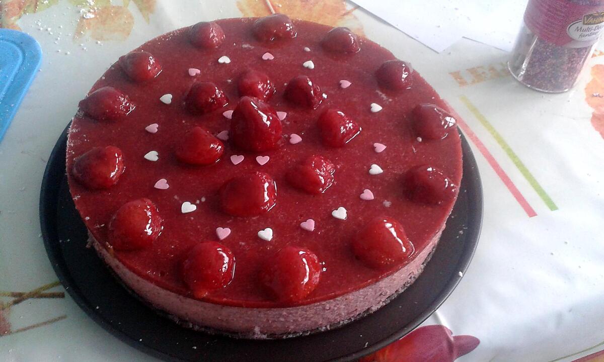 recette Bavarois au fraises