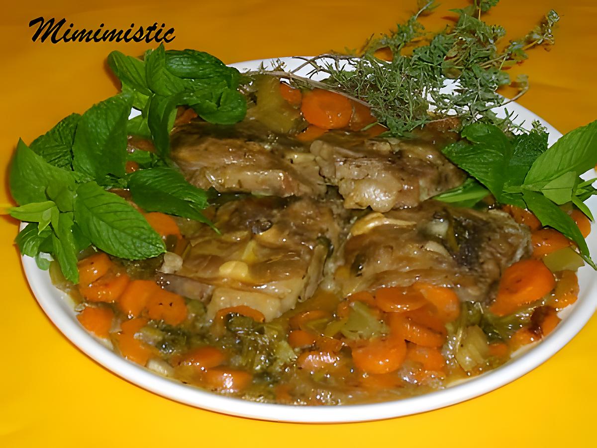 recette Collier d'agneau à la menthe