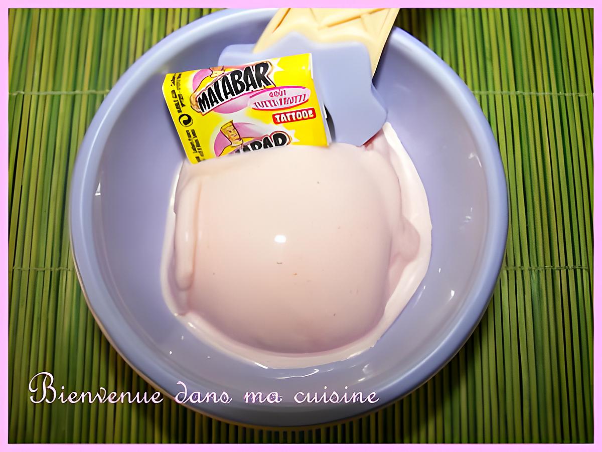 recette glace au malabar