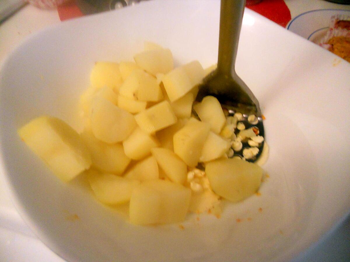 recette Purée de pomme de terre au mascarpone et au chorizo