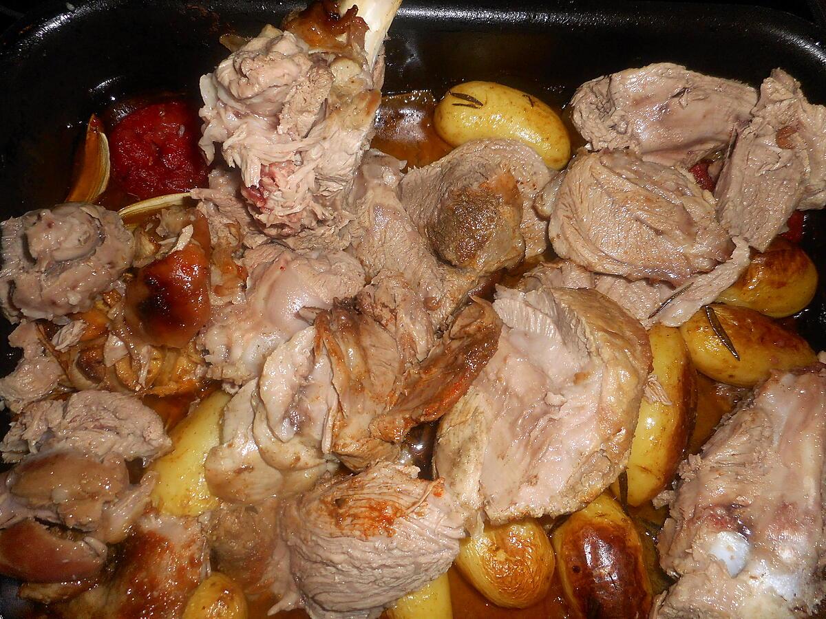 recette Epaule d agneau rotie au romarin