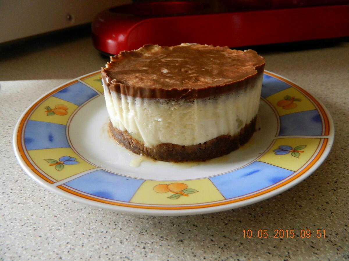 recette Bavarois poires chocolat spéculoos