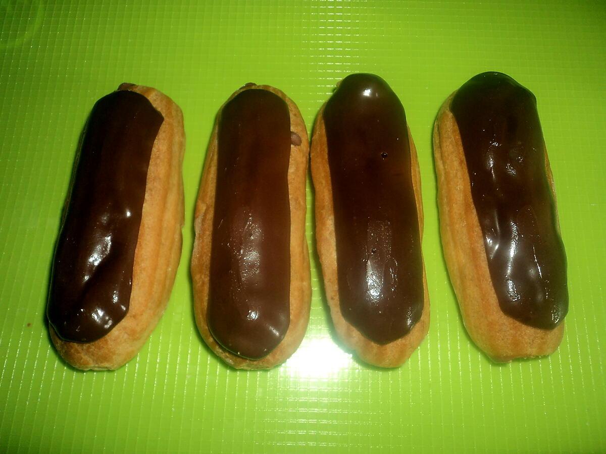 recette eclair au chocolat