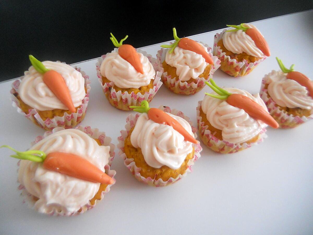 recette Cupcakes Carrot Cake