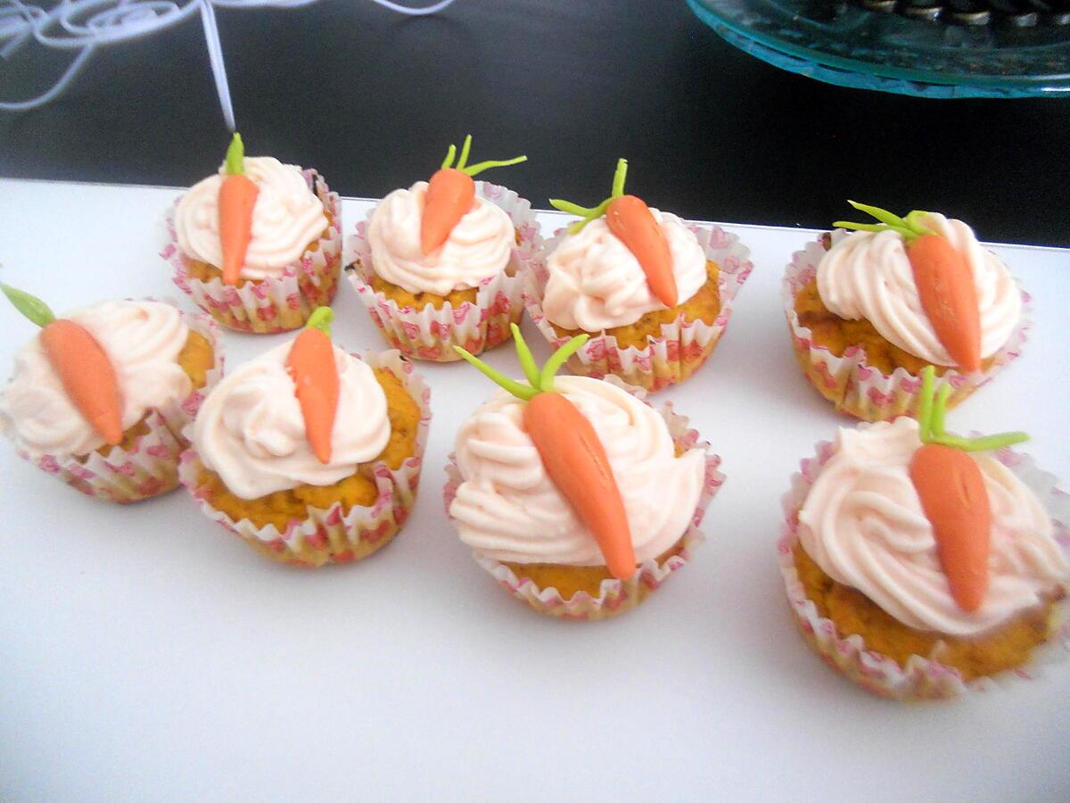 recette Cupcakes Carrot Cake