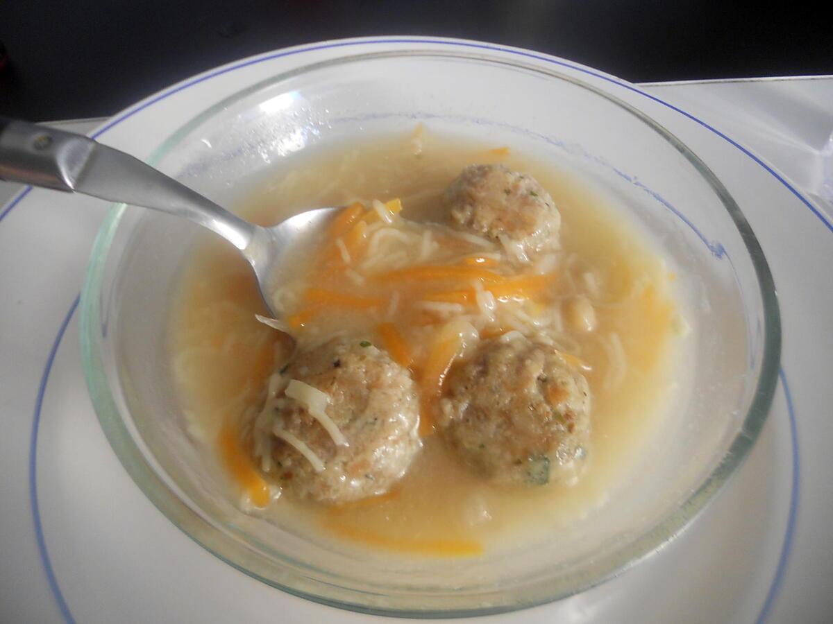 recette Soupe au boulettes