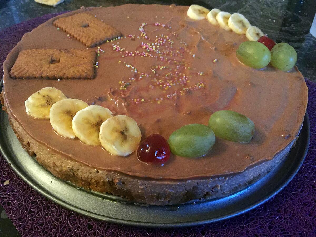 recette Bavarois Spéculoos Nutella sans cuisson