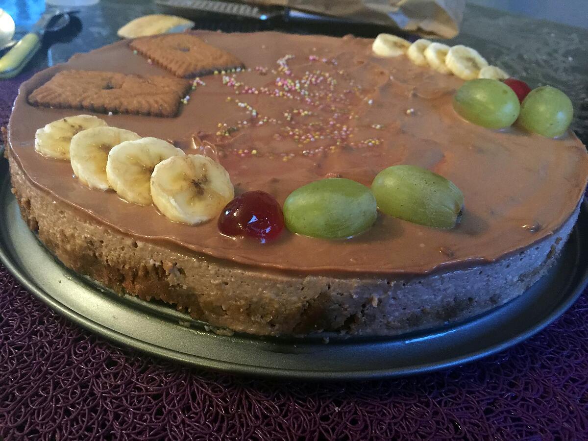 recette Bavarois Spéculoos Nutella sans cuisson