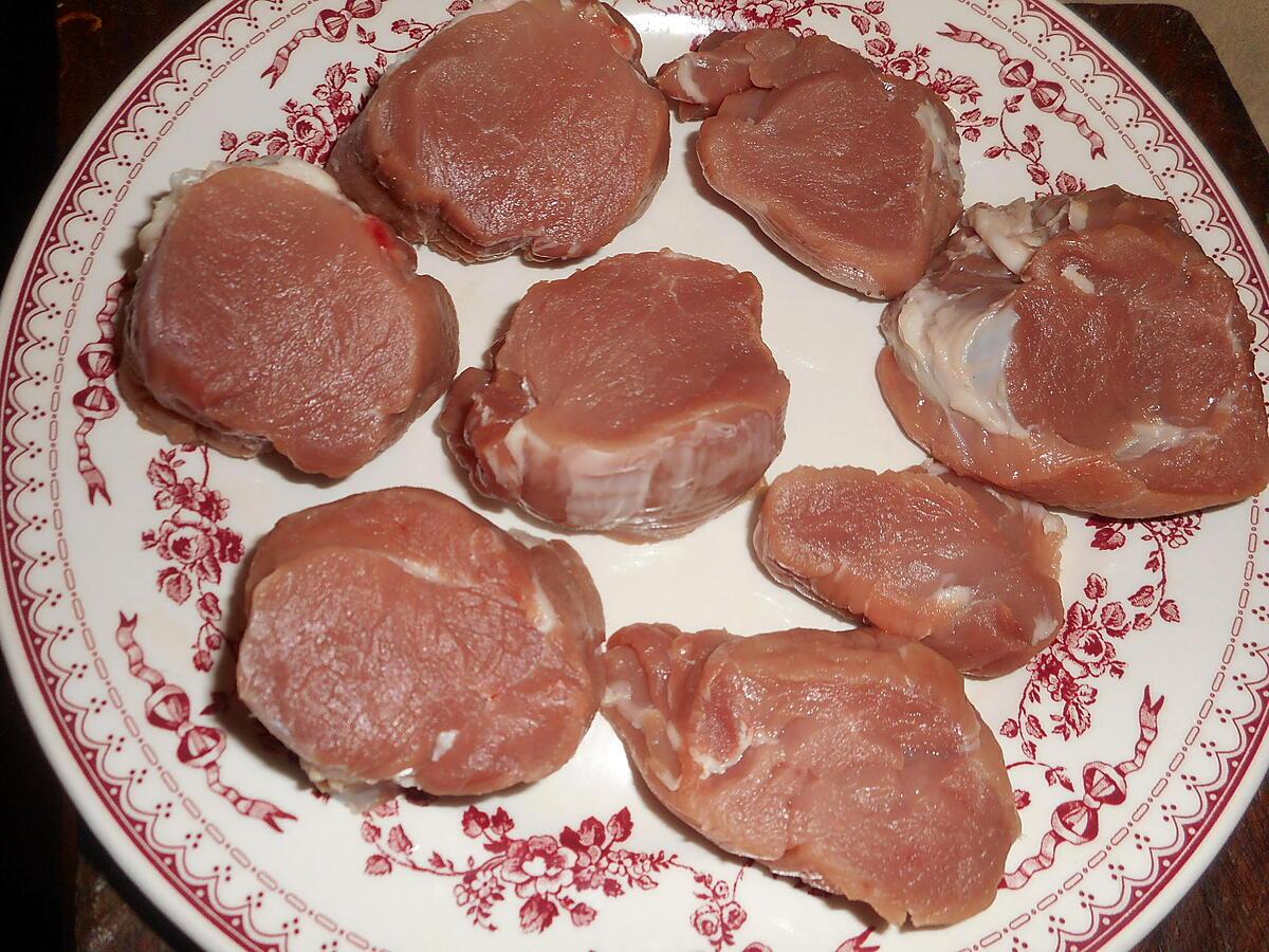recette Médaillon de filet mignon de porc au poivre vert
