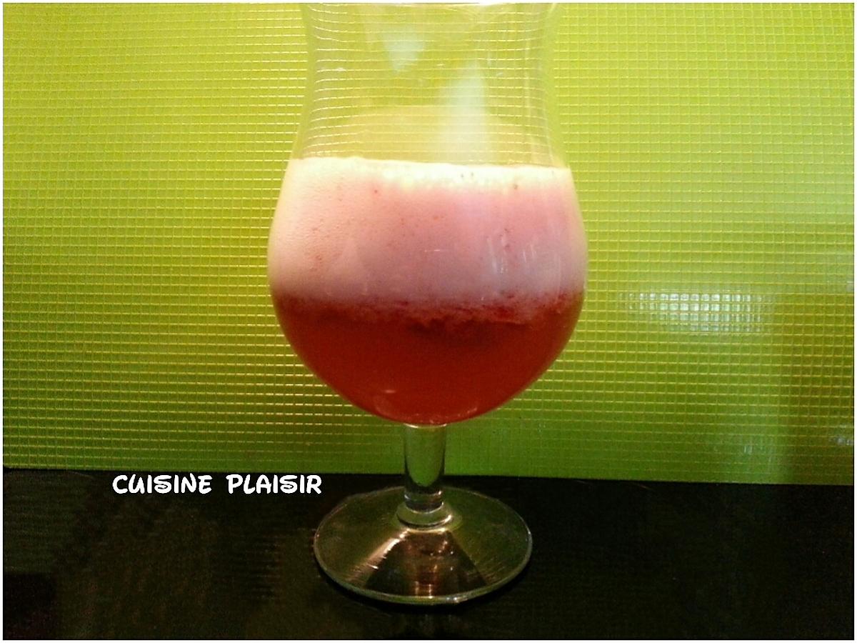 recette Cocktail de Fraises à la bière