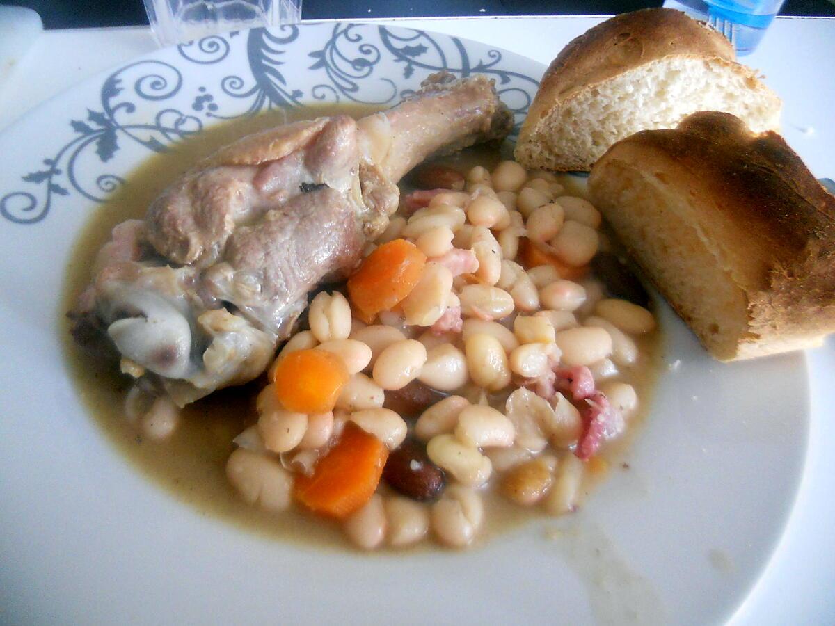 recette Cassoulet au manchons de canard