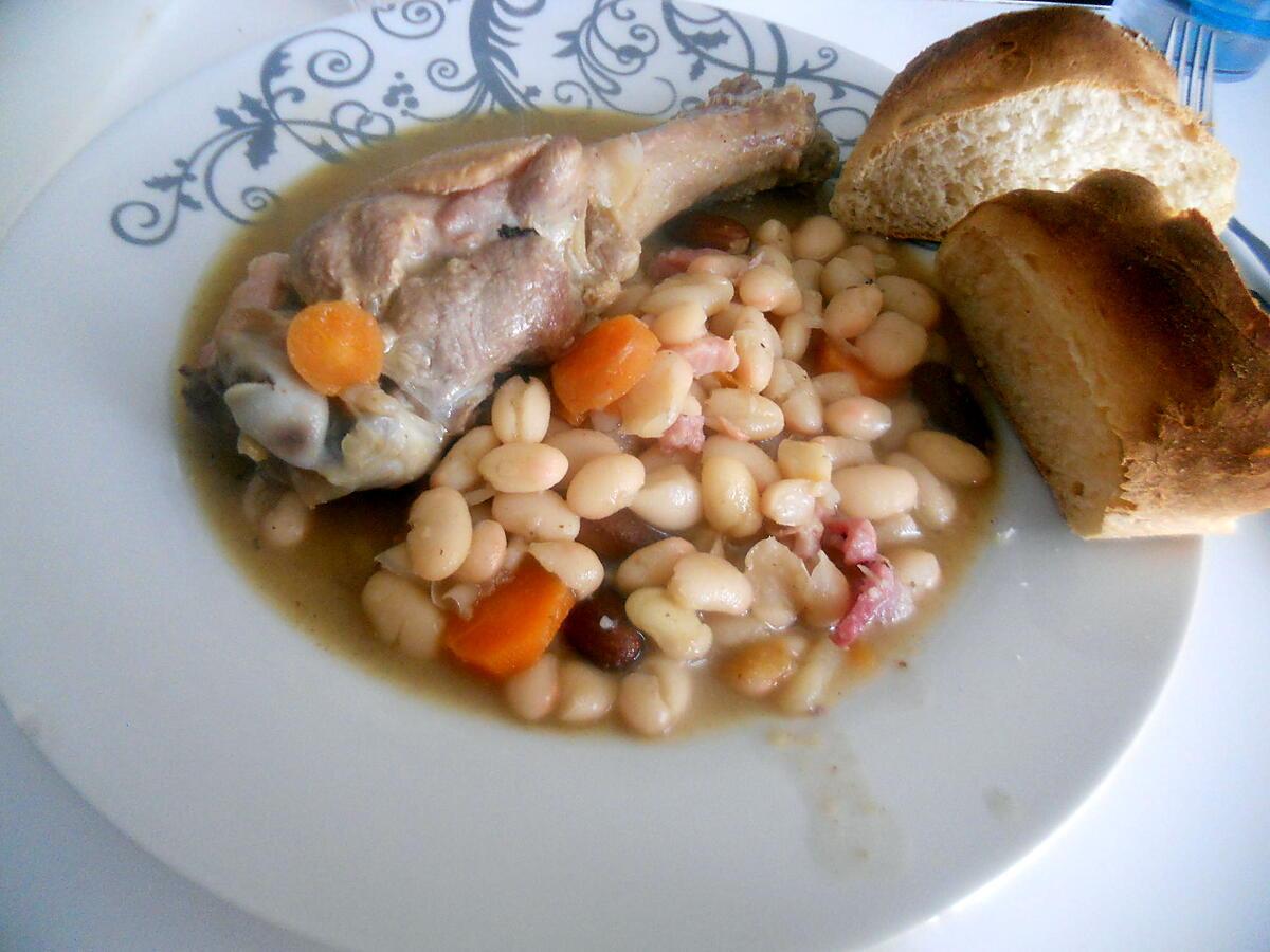 recette Cassoulet au manchons de canard