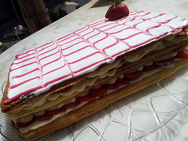 recette Mon Mille-feuille aux fraises