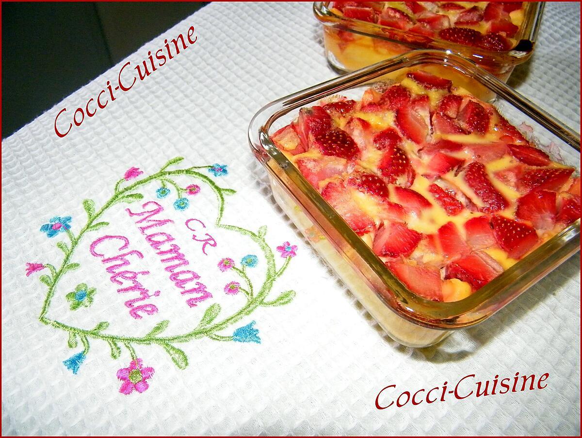 recette Clafoutis individuels aux fraises