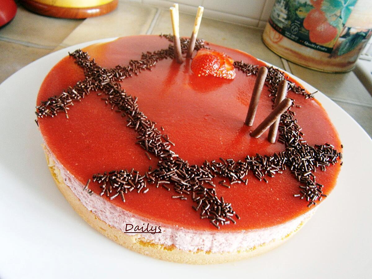 recette Entremet Fraise