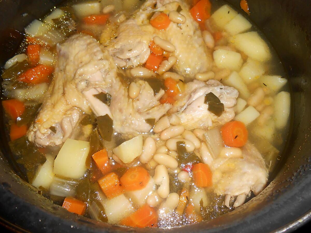 recette SOUPE DE LEGUMES AU POULET