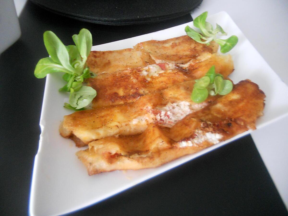 recette Prosciutto ricotta feuilles de brick