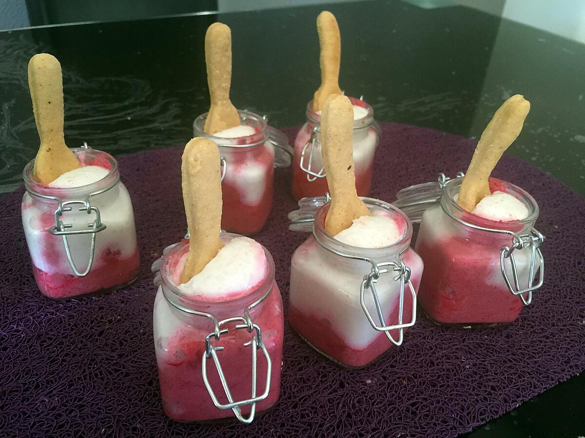 recette Verrine betterave boursin et crème de surimi