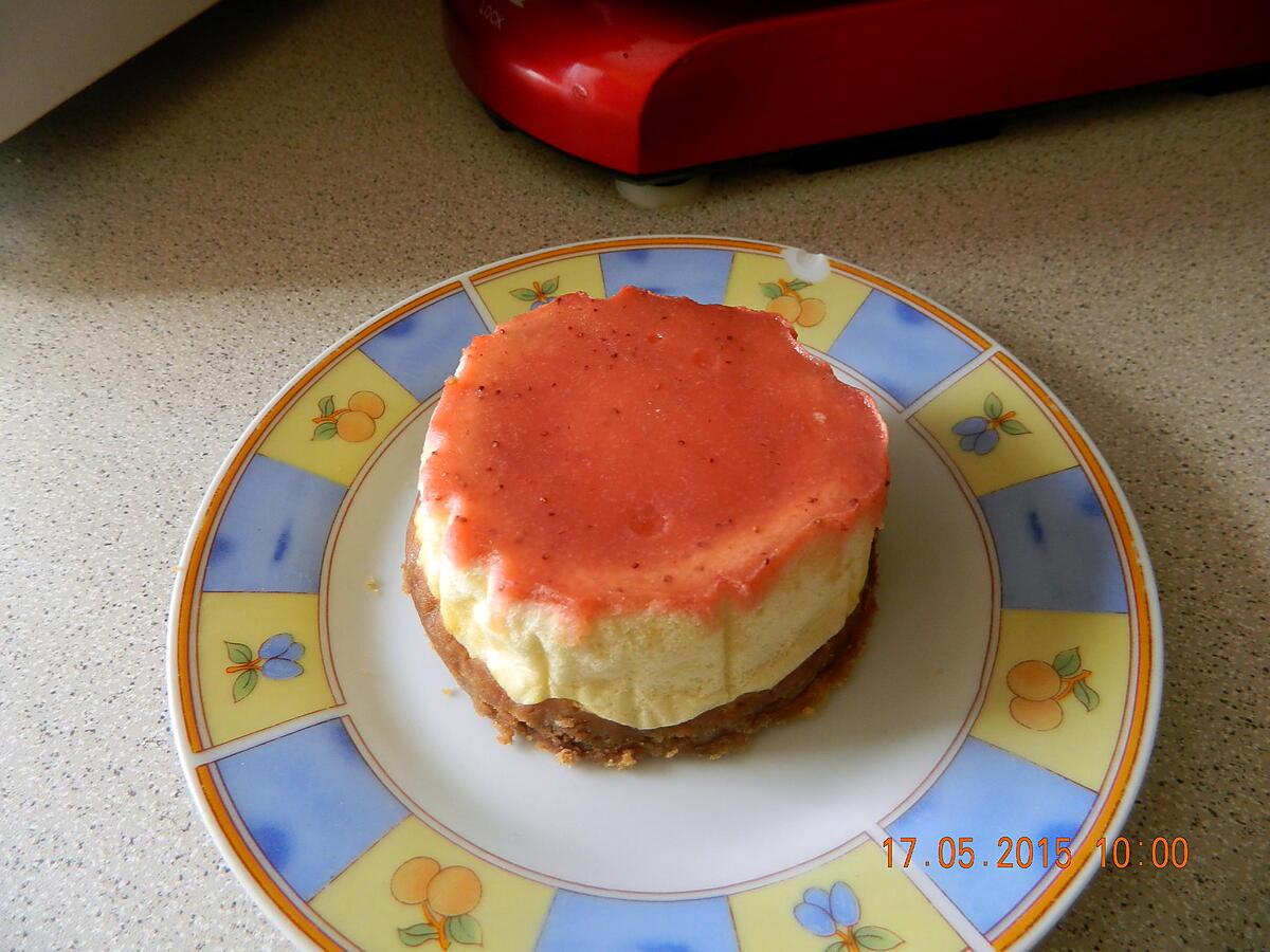 recette Gâteau fromage blanc et fraises