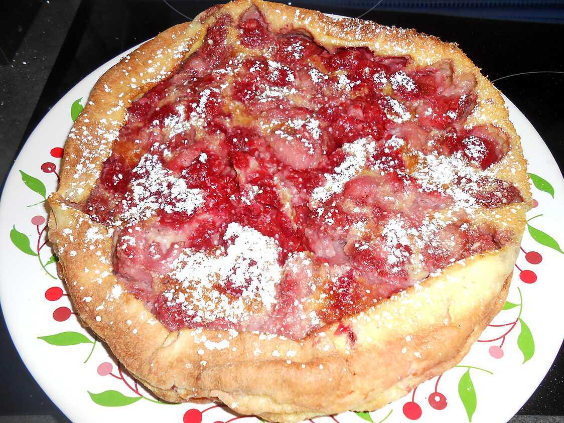 Recette de CLAFOUTIS FRAISES FRAMBOISES