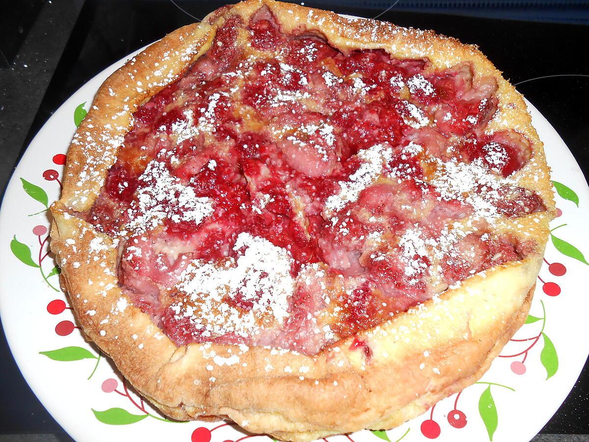 recette CLAFOUTIS FRAISES FRAMBOISES