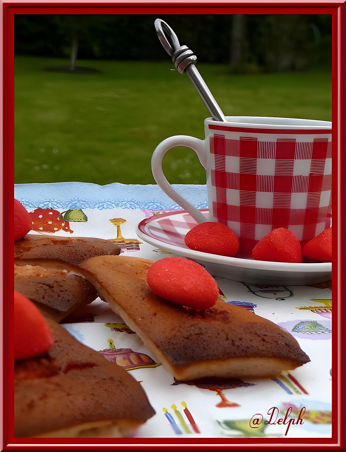 recette Financiers aux fraises Tagada ®