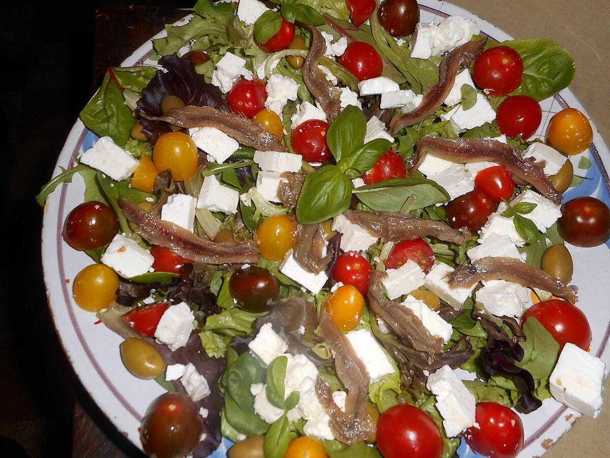 recette Salade composée a la feta